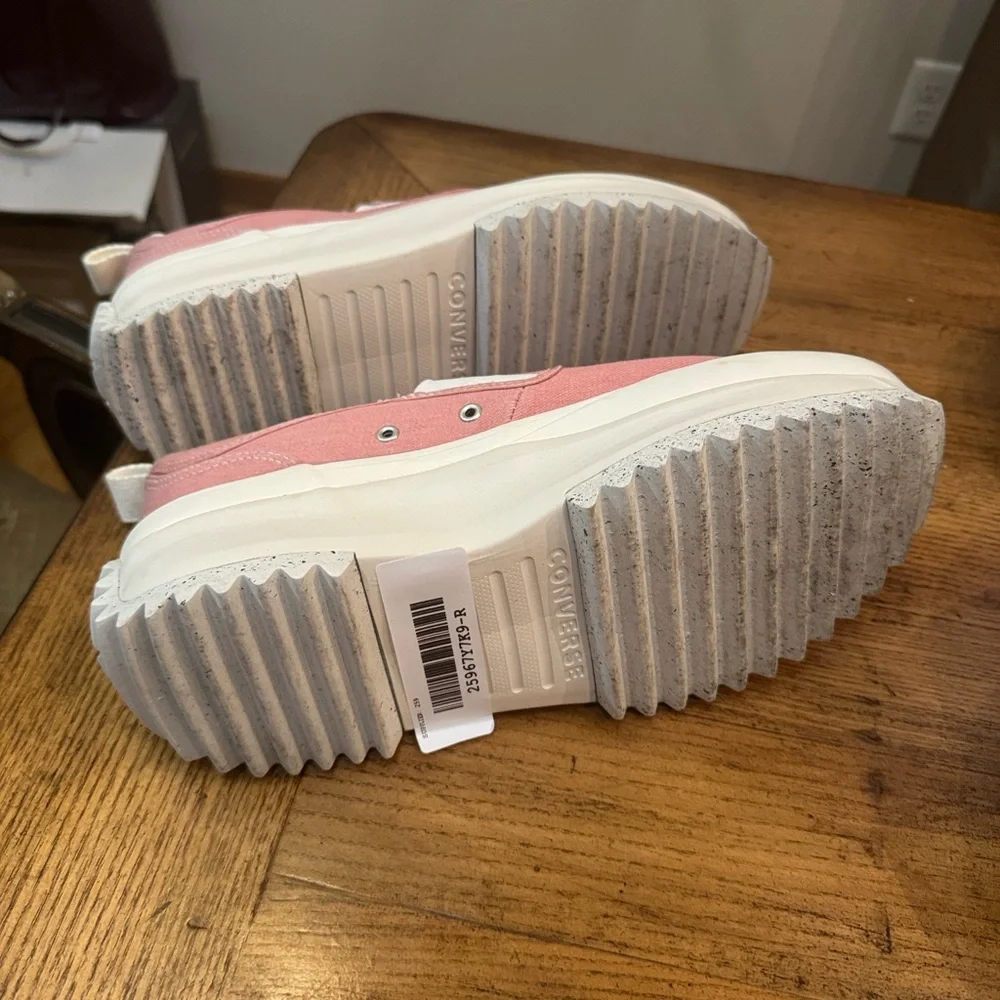 Converse Pink Slip-On Platform Sneakers | Unisex - Picture 6 of 9